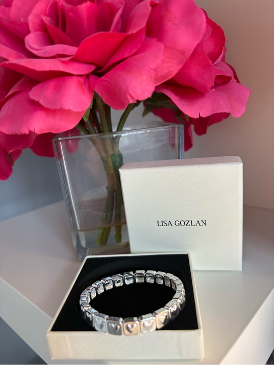 Liza Gozlan Jewelry - BRAND NEW The Puffed Heart Bracelet Silver - Liza Gozlan